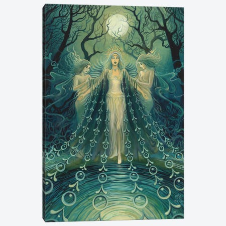 Nyx: Goddess Of The Night Canvas Print #EBV37} by Emily Balivet Canvas Art
