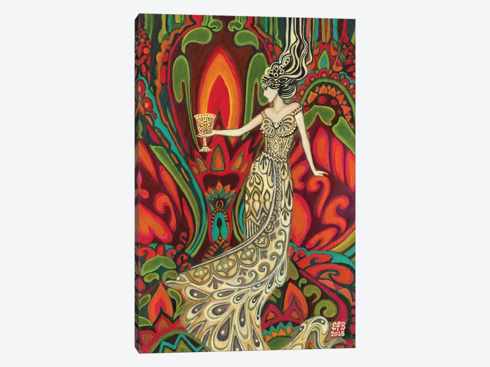The Queen Of Cups by Emily Balivet 1-piece Canvas Print