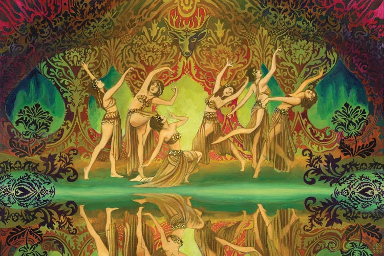 The Sidhe Of The Sacred Grove by Emily Balivet wall art