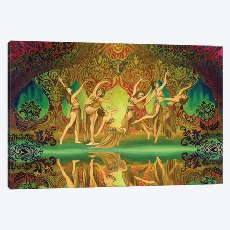 The Sidhe Of The Sacred Grove Canvas Print #EBV44} by Emily Balivet Canvas Art Print