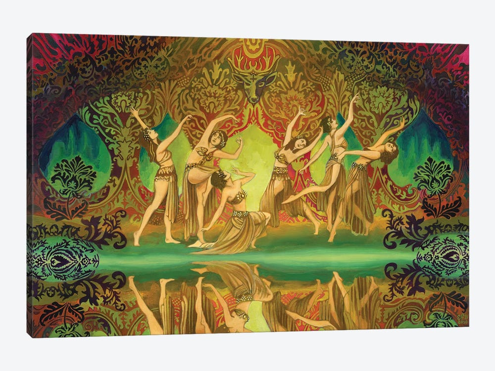 The Sidhe Of The Sacred Grove by Emily Balivet 1-piece Canvas Art Print