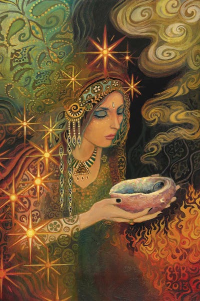 The Sage Goddess by Emily Balivet acrylic art print