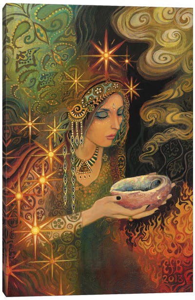 The Sage Goddess Canvas Art Print - Emily Balivet
