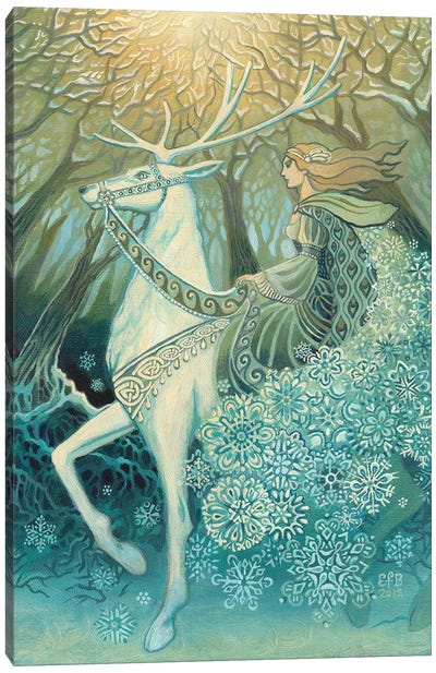 The Snow Queen Canvas Art Print - Emily Balivet