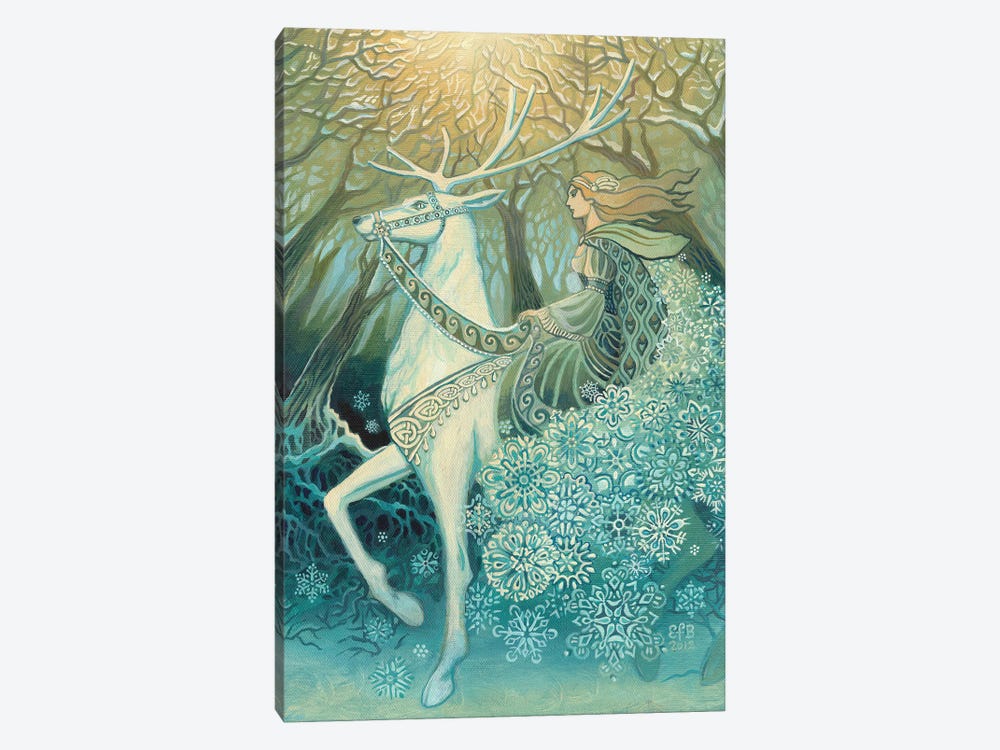 The Snow Queen by Emily Balivet 1-piece Canvas Art Print