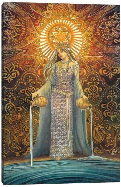 The Star: Goddess Of Hope Canvas Art Print - Mythological Figures