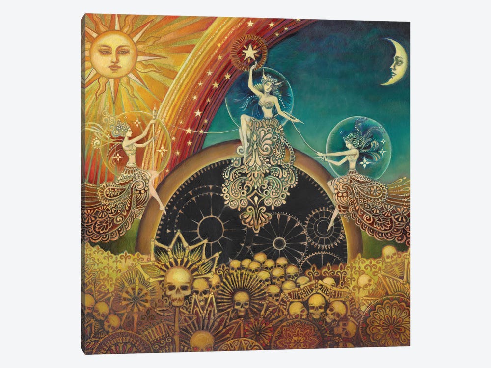 The Three Fates by Emily Balivet 1-piece Canvas Art
