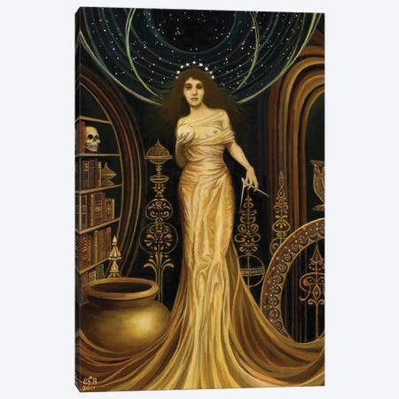 Urania: The Muse Of Philosophy And Astronomy Canvas Print #EBV55} by Emily Balivet Canvas Artwork