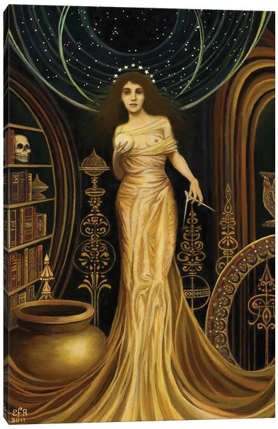 Urania: The Muse Of Philosophy And Astronomy Canvas Art Print - Mythological Figures
