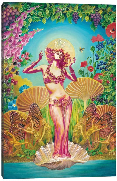Venus: The Goddess Of Sex, Beauty, And Victory Canvas Art Print - Psychedelic & Trippy Art