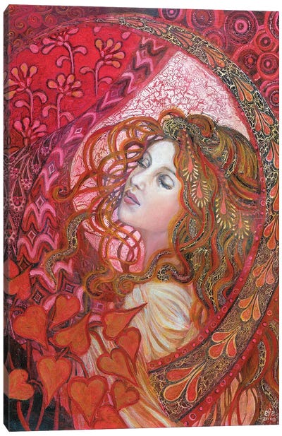 Aphrodite Canvas Art Print - Art Nouveau Redux