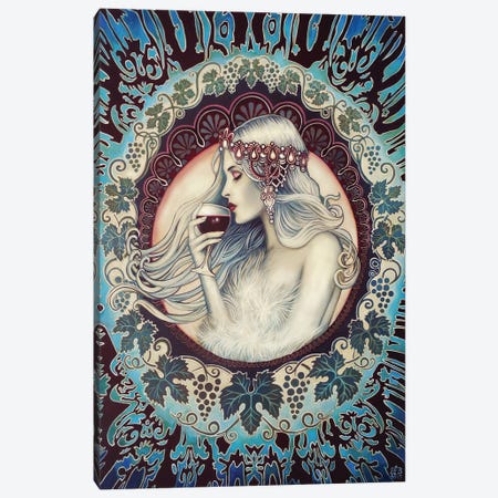 Khione - The Greek Goddess Of Winter Canvas Print #EBV59} by Emily Balivet Canvas Art Print