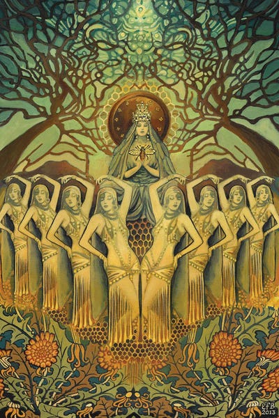 Natural Meets Mythical: The Bee Goddess by Emily Balivet