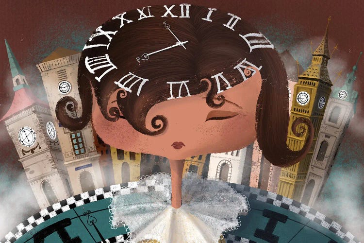 Time Difference by Ellie Beykzadeh wall art