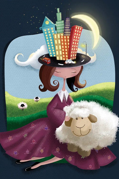 City Or Countryside by Ellie Beykzadeh wall art