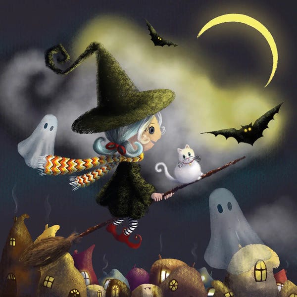 Witches: Happy Halloween by Ellie Beykzadeh