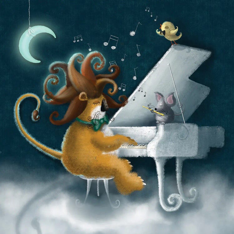 A Piano Concerto by Ellie Beykzadeh wall art