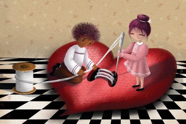Sewing & Knitting: Happy Valentine's Day by Ellie Beykzadeh