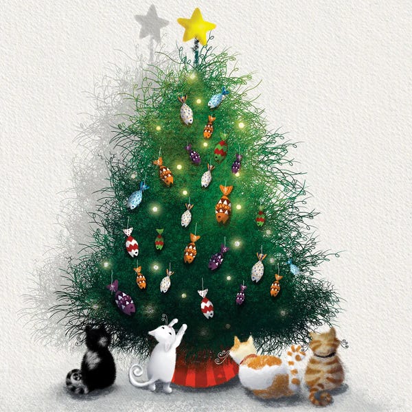 Naughty Or Nice: Kitten Christmas by Ellie Beykzadeh