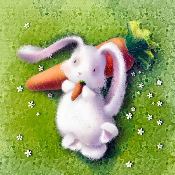 Spring: My Little Bunny by Ellie Beykzadeh