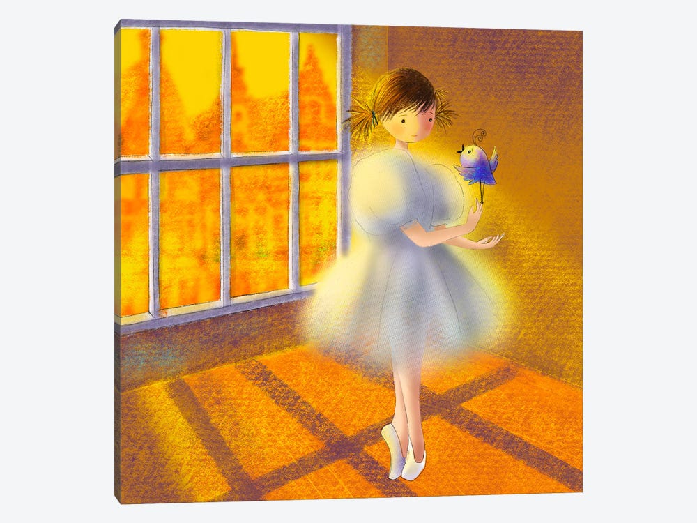 The Little Ballerina by Ellie Beykzadeh 1-piece Canvas Wall Art
