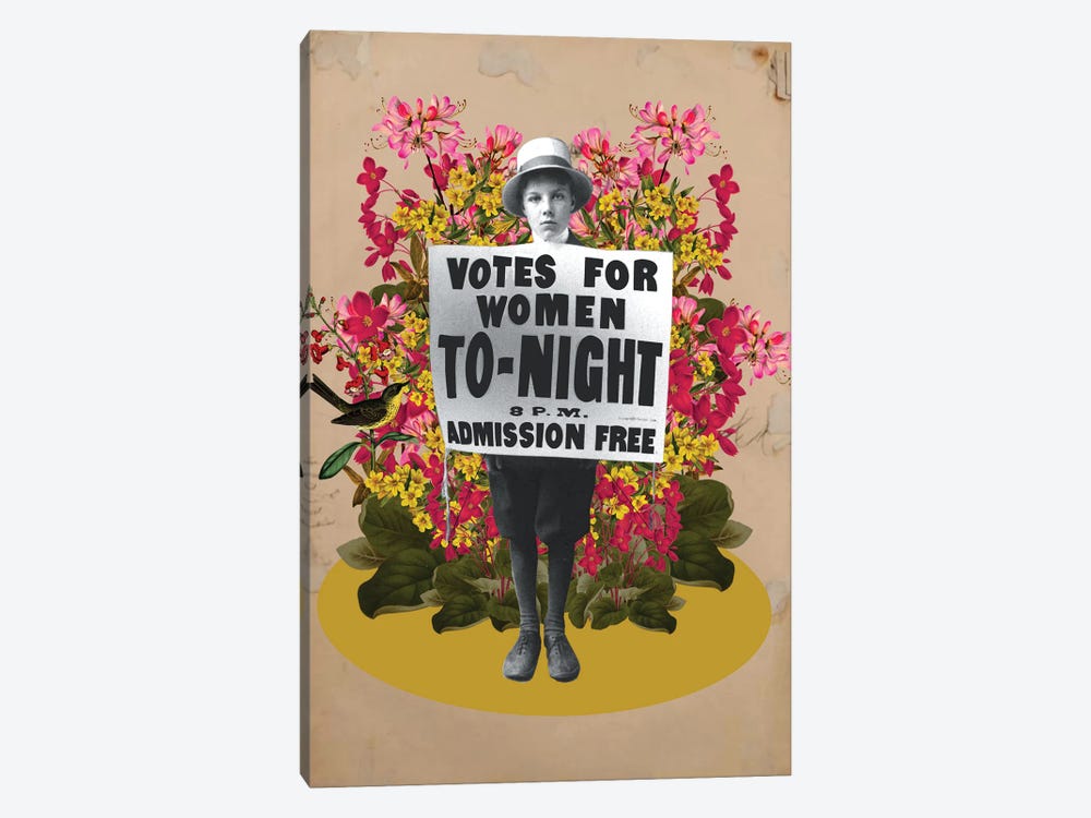 Votes For Woman by Erika C. Brothers 1-piece Canvas Artwork