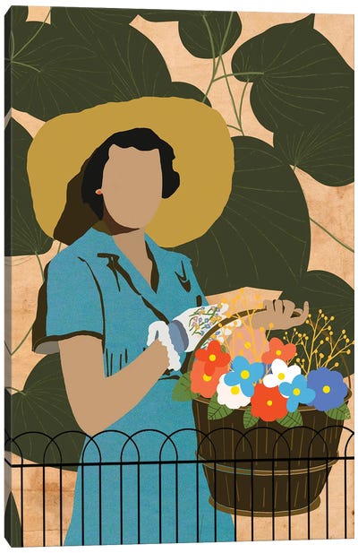 The Gardener Canvas Art Print - Erika C Brothers