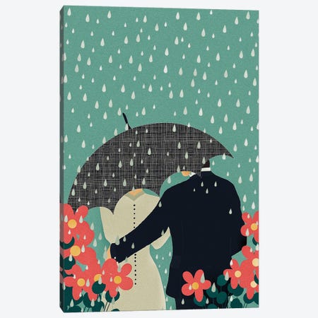 The Newlyweds Canvas Print #ECB26} by Erika C. Brothers Canvas Artwork