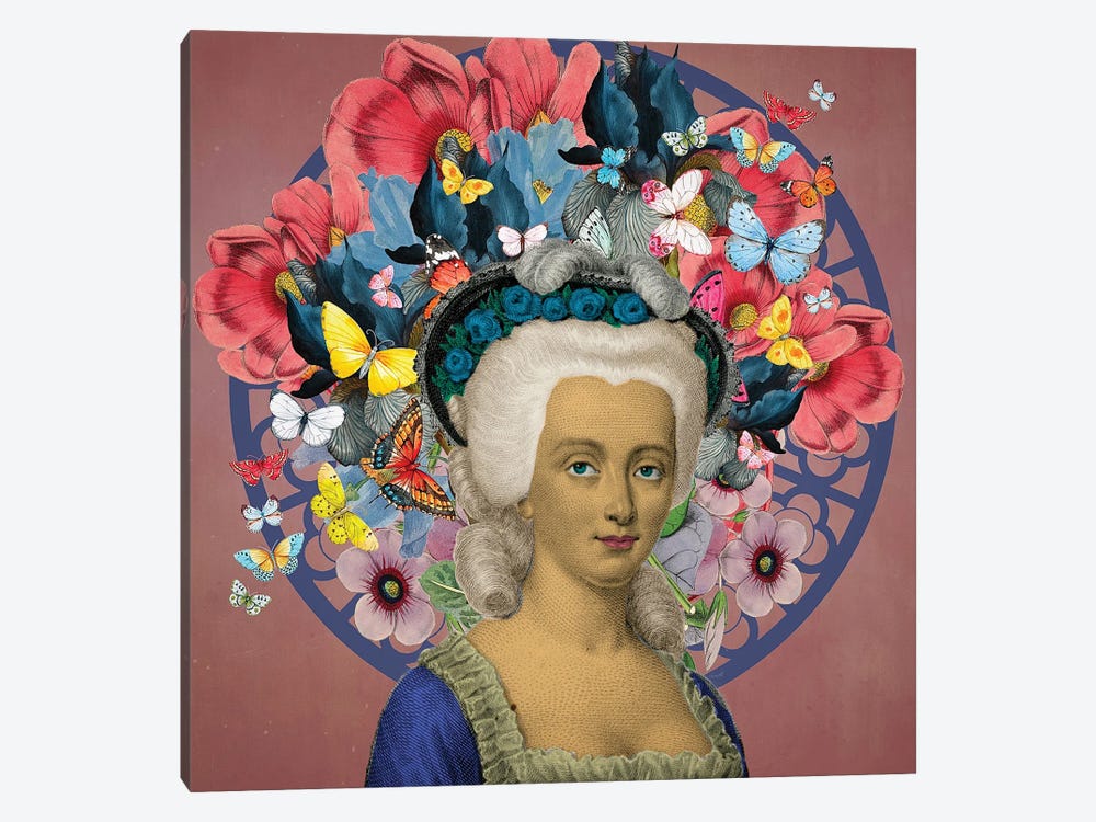 Portrait Of Viscountess Dumoulin by Erika C. Brothers 1-piece Art Print