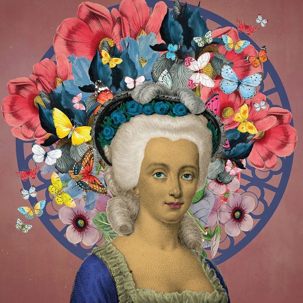 Historical Fashion: Portrait Of Viscountess Dumoulin by Erika C. Brothers