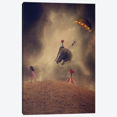 Taking The Circus With Me Canvas Print #ECB36} by Erika C. Brothers Canvas Print