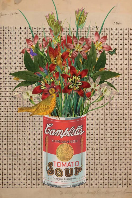 Soup Of Flowers by Erika C. Brothers wall art