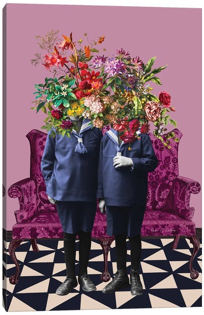 Bunch Of Flowers Canvas Art Print - Erika C Brothers