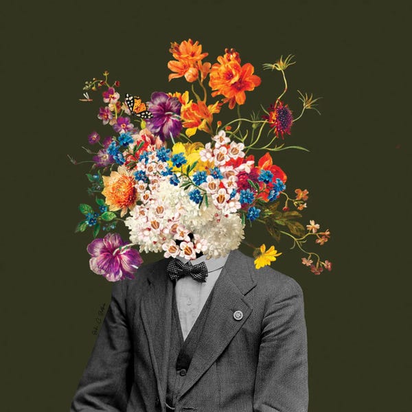 Historical Fashion: Flower Head by Erika C. Brothers