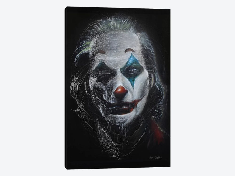 Joker II by Erick Centeno 1-piece Canvas Print