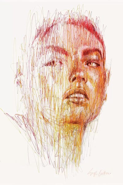 Chameleonic by Erick Centeno framed canvas print