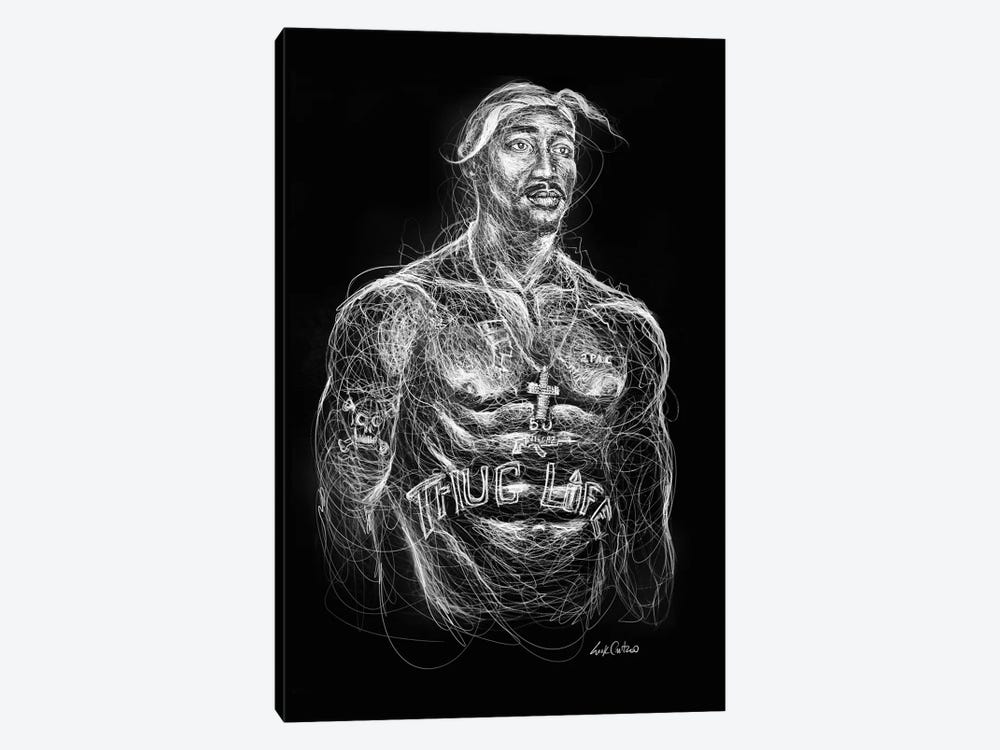 Tupac Shakur by Erick Centeno 1-piece Canvas Print
