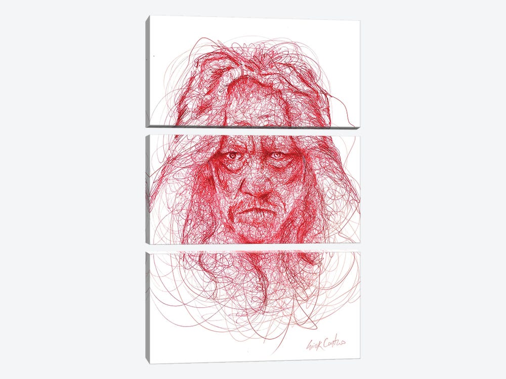 Danny Trejo by Erick Centeno 3-piece Art Print