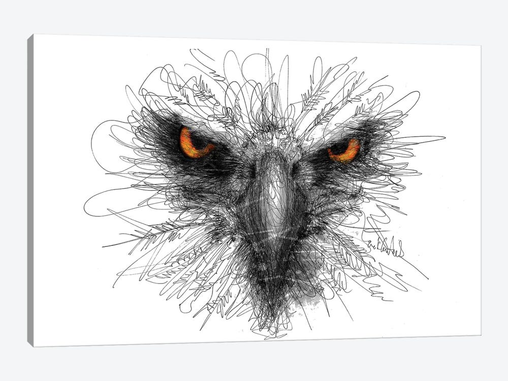 Eagle Look by Erick Centeno 1-piece Canvas Print