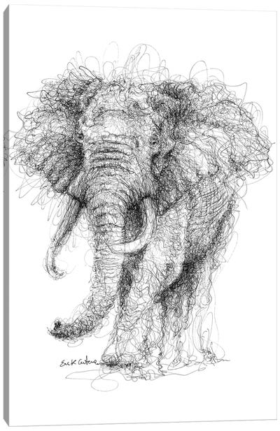 Elephant Canvas Art Print - Erick Centeno