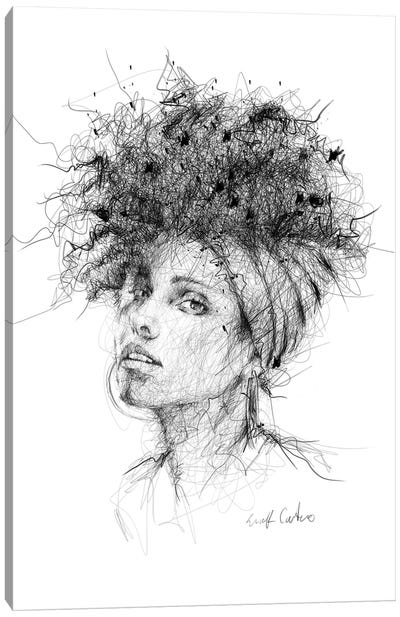 Alicia Keys Canvas Art Print - Erick Centeno