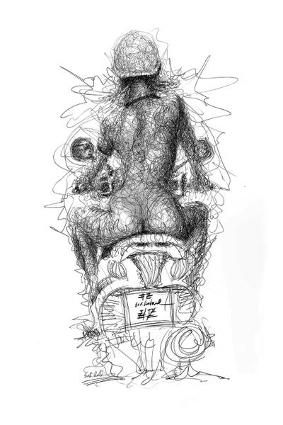 Free Rider by Erick Centeno canvas print