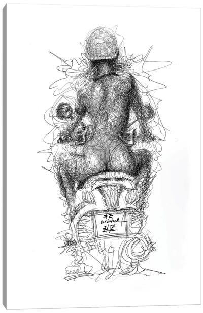 Free Rider Canvas Art Print - Erick Centeno