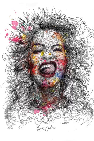 Black & White & Red: Grimaces by Erick Centeno