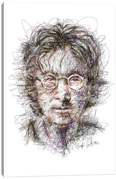 Lennon  Canvas Art Print - Erick Centeno