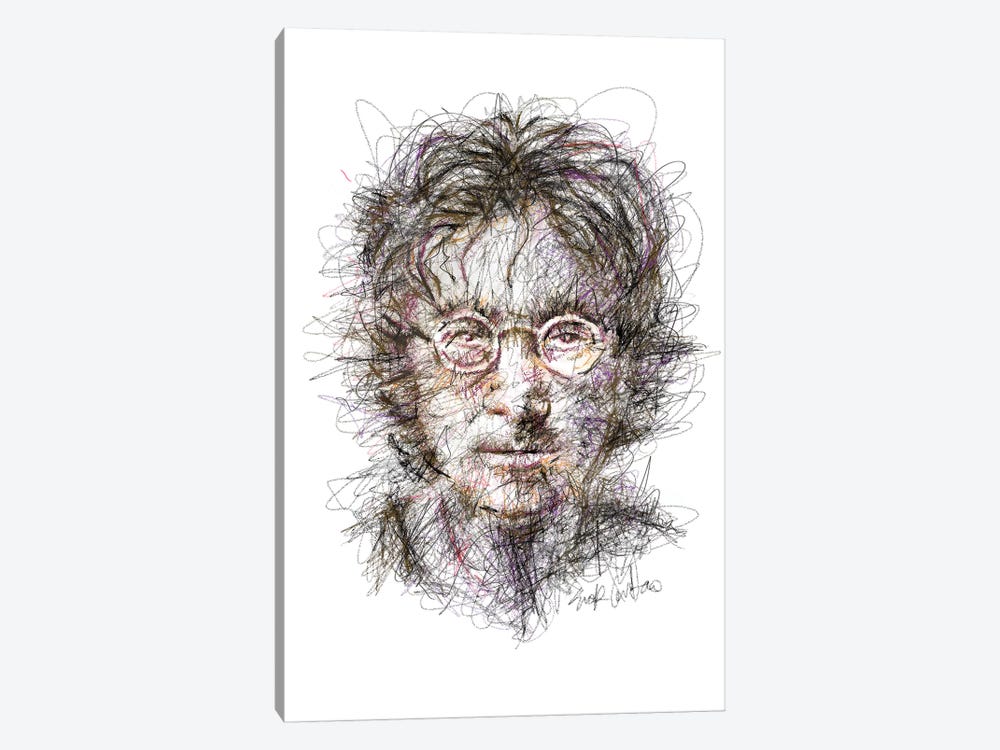 Lennon  by Erick Centeno 1-piece Canvas Print