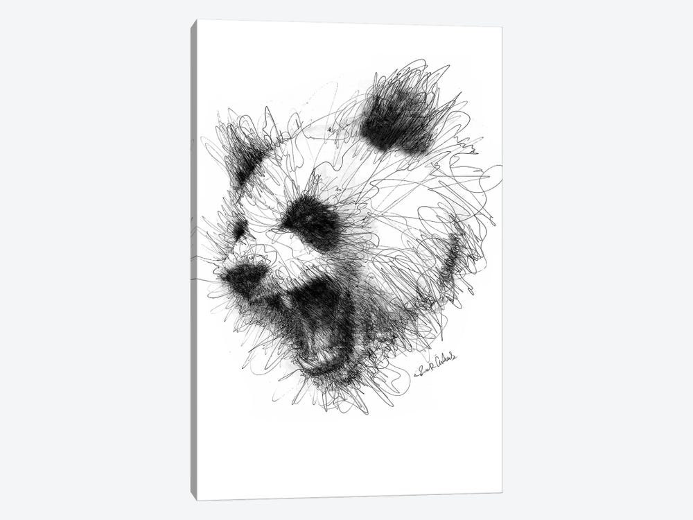 Angry Panda 1-piece Art Print