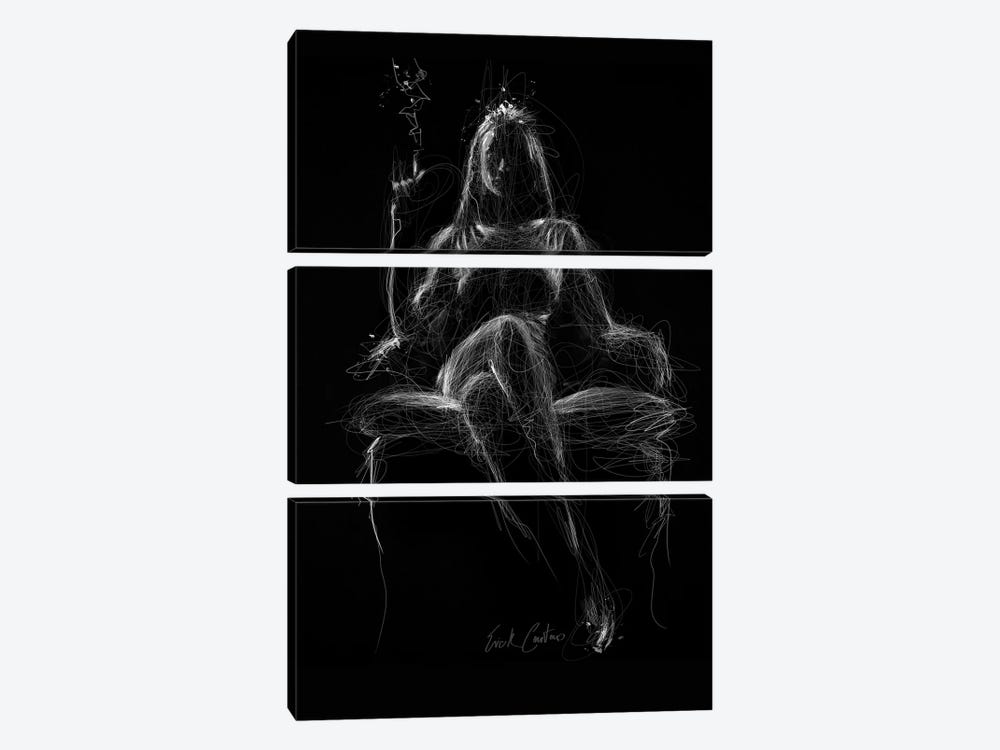Show Me Your Darkness by Erick Centeno 3-piece Canvas Art Print