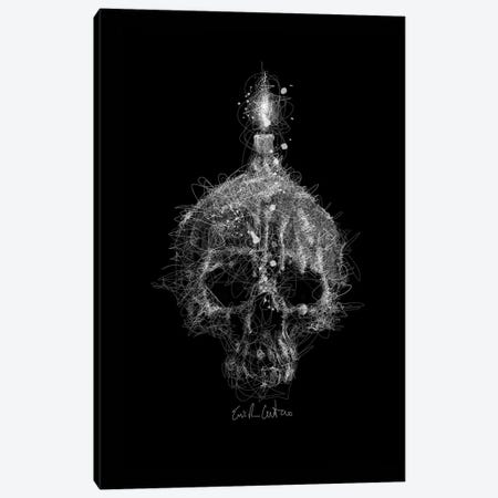 Skull Candle Canvas Print #ECE51} by Erick Centeno Canvas Print