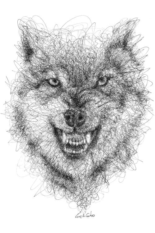 Wolf Look by Erick Centeno wall art